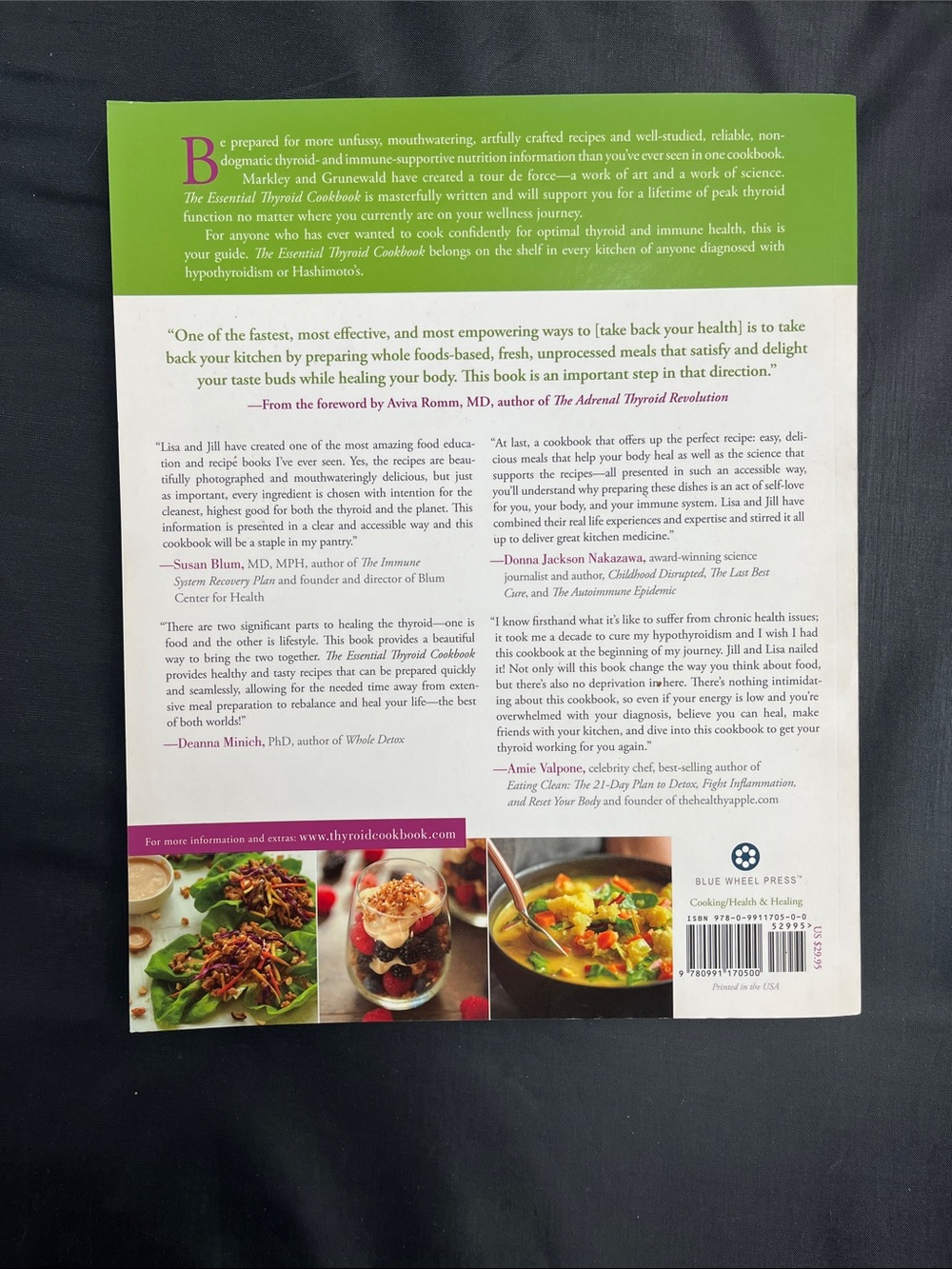 The Essential Thyroid Cookbook - Green & White Cover - Picture 2 of 2